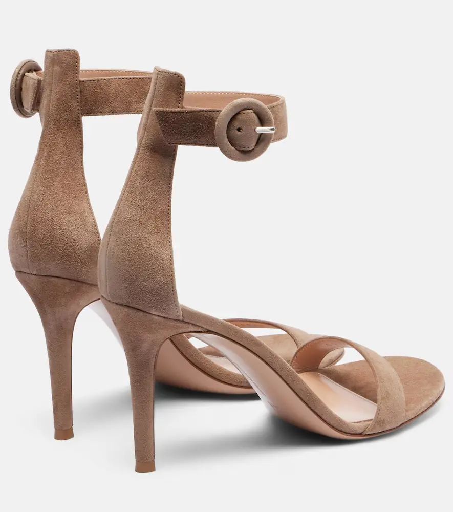 Gianvito Rossi Portofino 85 suede sandals | Thumbnail 2