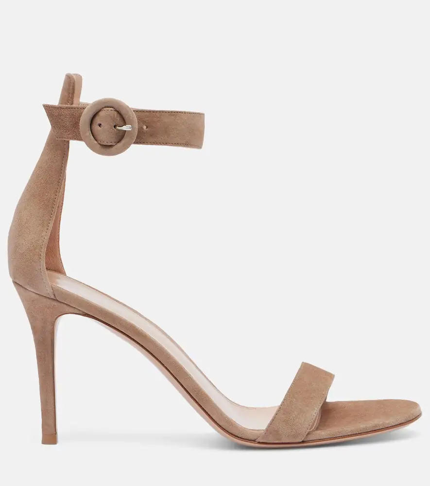Gianvito Rossi Portofino 85 suede sandals | Thumbnail 3
