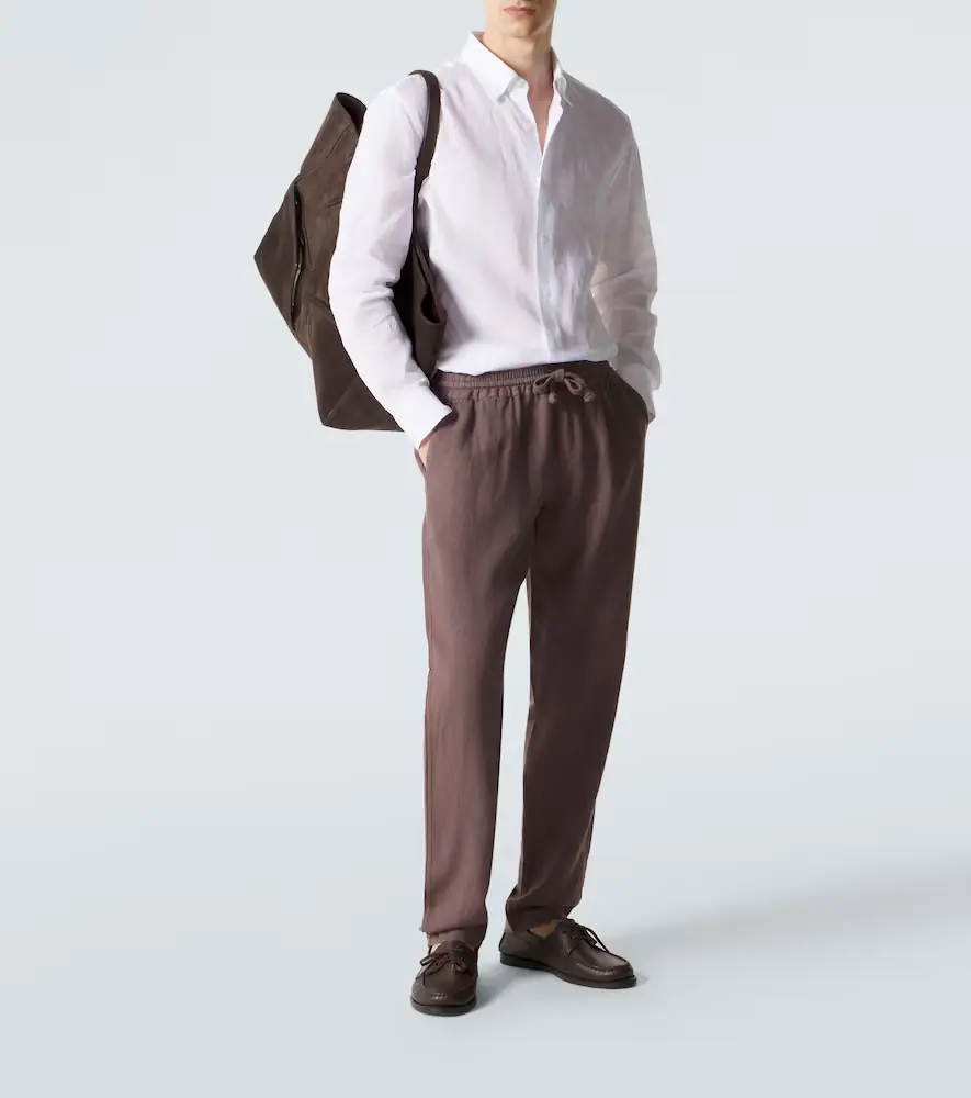 FEDELI Linen straight pants | Thumbnail 4 FEDELI Linen straight pants | Thumbnail 4