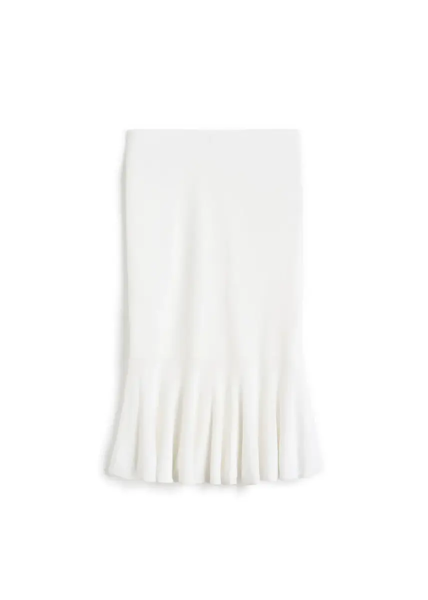 TOTEME Fluted Knit Skirt | Image 1 TOTEME Fluted Knit Skirt | Image 1