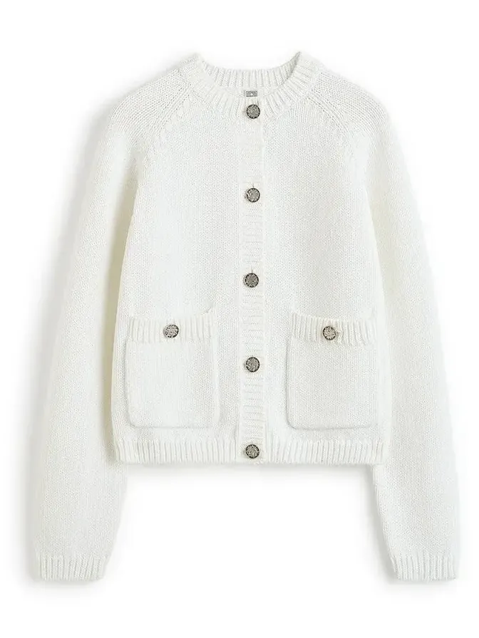 Hammered Button Cardigan Hammered Button Cardigan