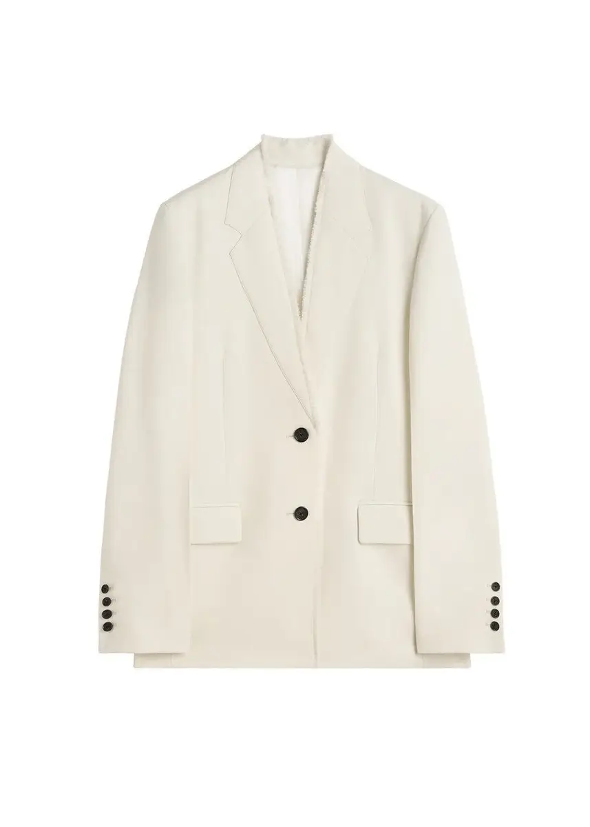 TOTEME Raw Lapel Jacket | Image 1 TOTEME Raw Lapel Jacket | Image 1