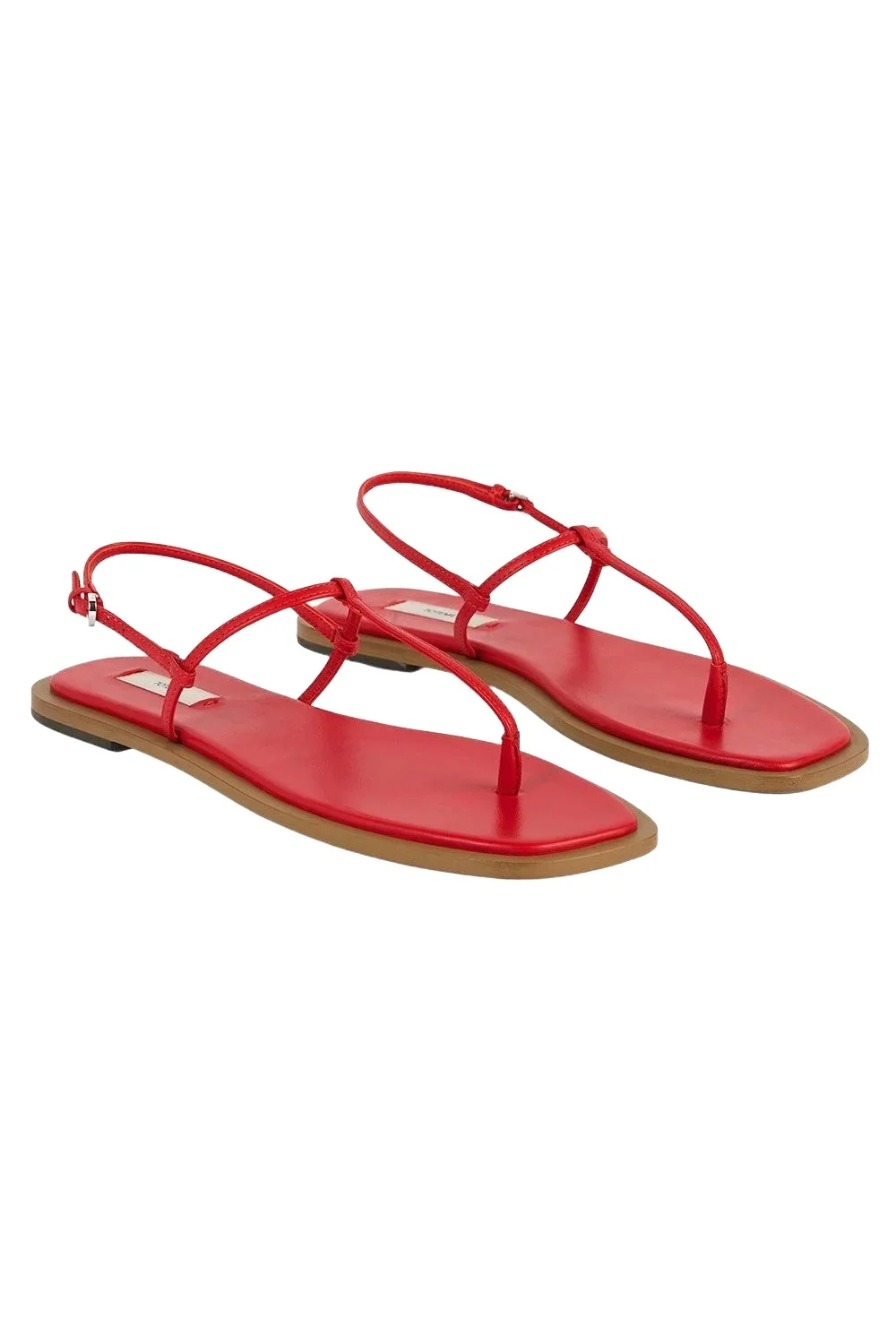 TOTEME T-Strap Sandal - Red Desert