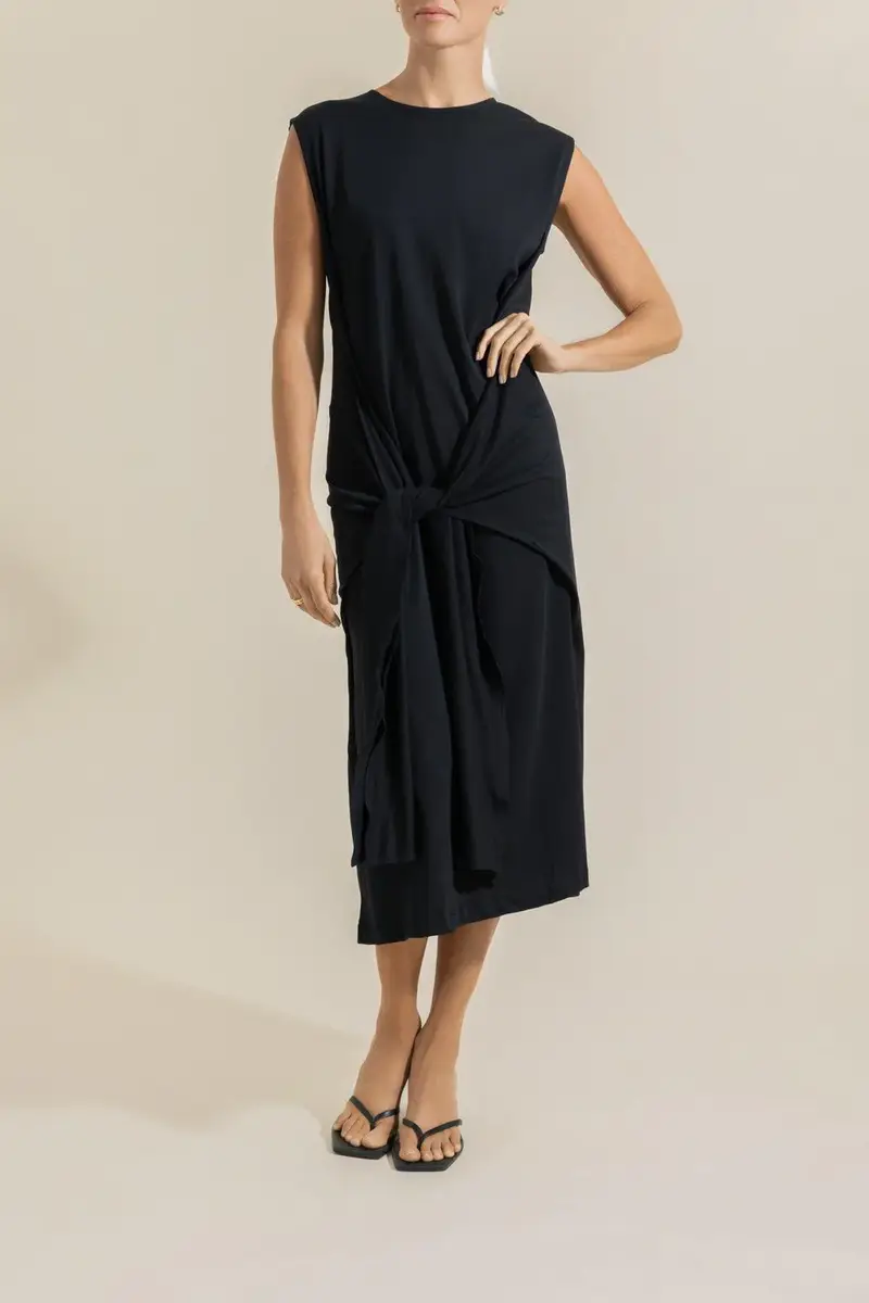 TOTEME Tie-Waist Dress | Thumbnail 2 TOTEME Tie-Waist Dress | Thumbnail 2