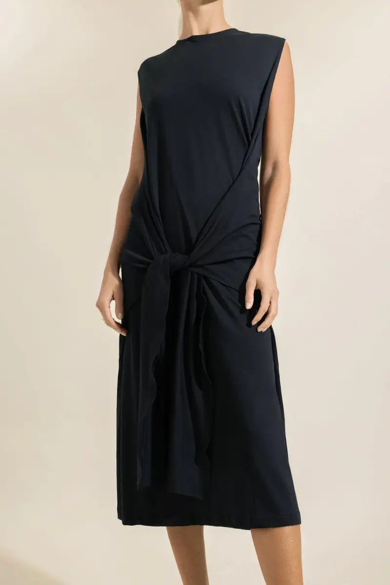 TOTEME Tie-Waist Dress | Thumbnail 3 TOTEME Tie-Waist Dress | Thumbnail 3