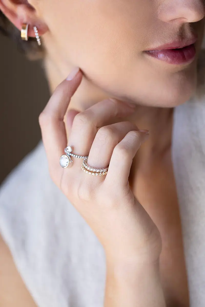 DANA REBECCA DESIGNS Vivian Lilly Stacking Ring | Thumbnail 2