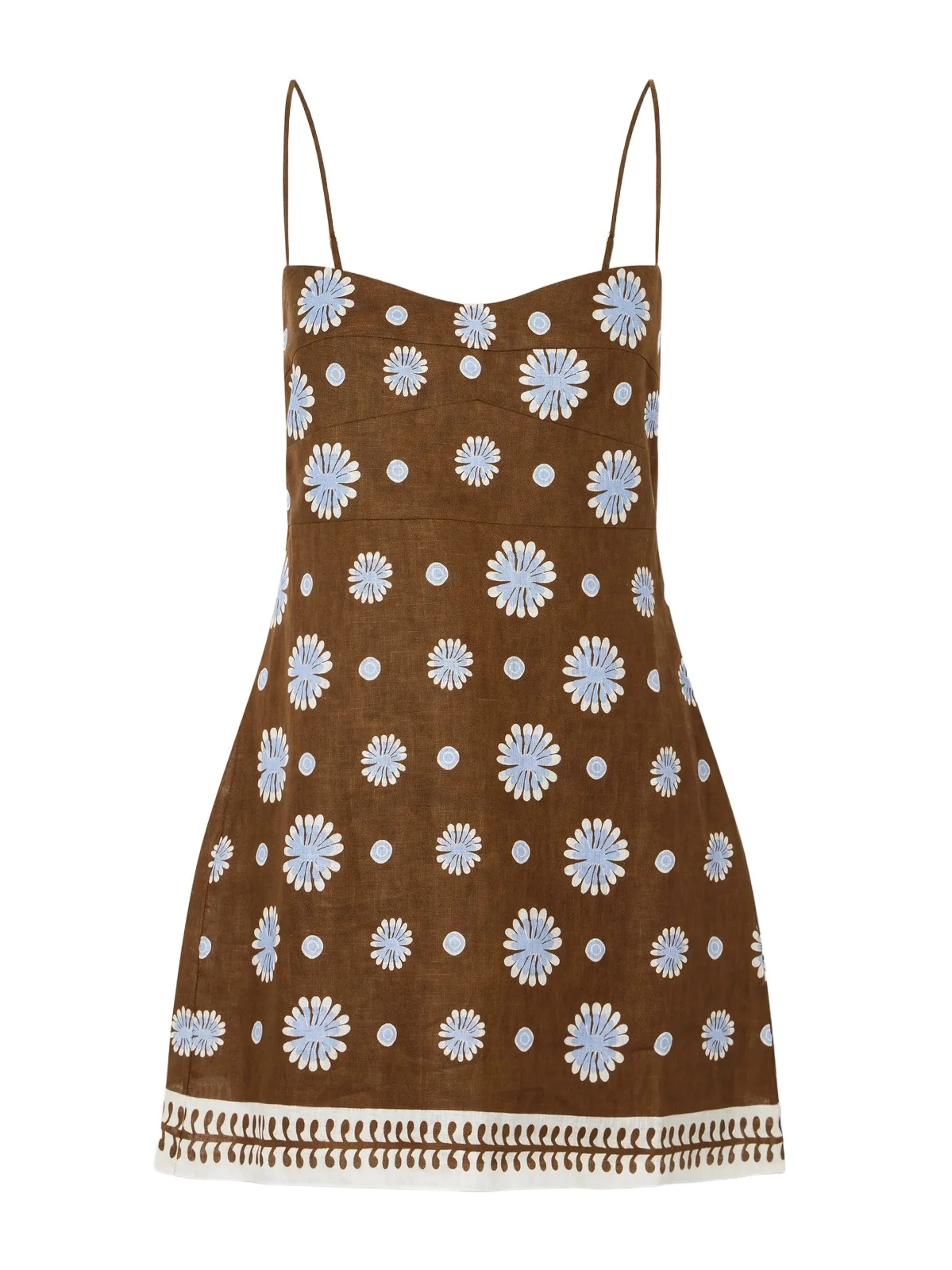 Lucca Printed Linen Mini Dress Lucca Printed Linen Mini Dress