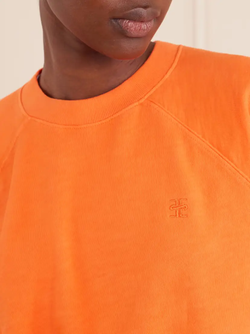 ÉTERNE Sonny Embroidered Cotton-jersey Sweatshirt | Thumbnail 5 ÉTERNE Sonny Embroidered Cotton-jersey Sweatshirt | Thumbnail 5