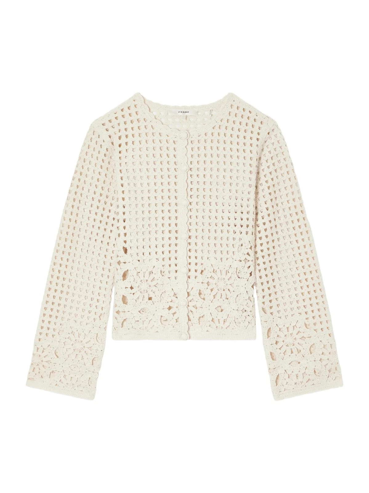 The Postcard Crochet-knit Cotton Cardigan