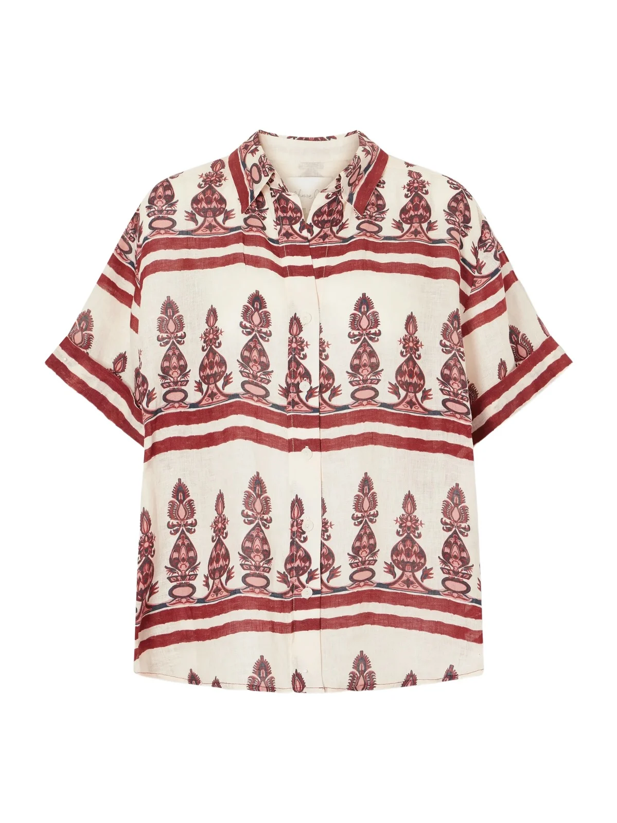 Printed Linen Shirt Printed Linen Shirt