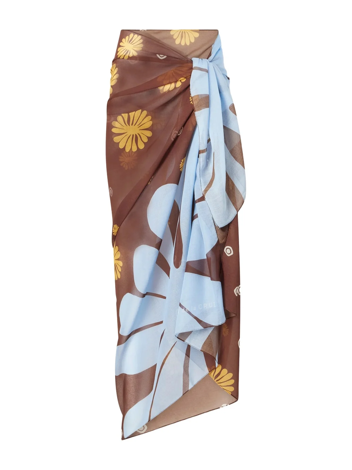 Luana Floral-print Voile Pareo Luana Floral-print Voile Pareo