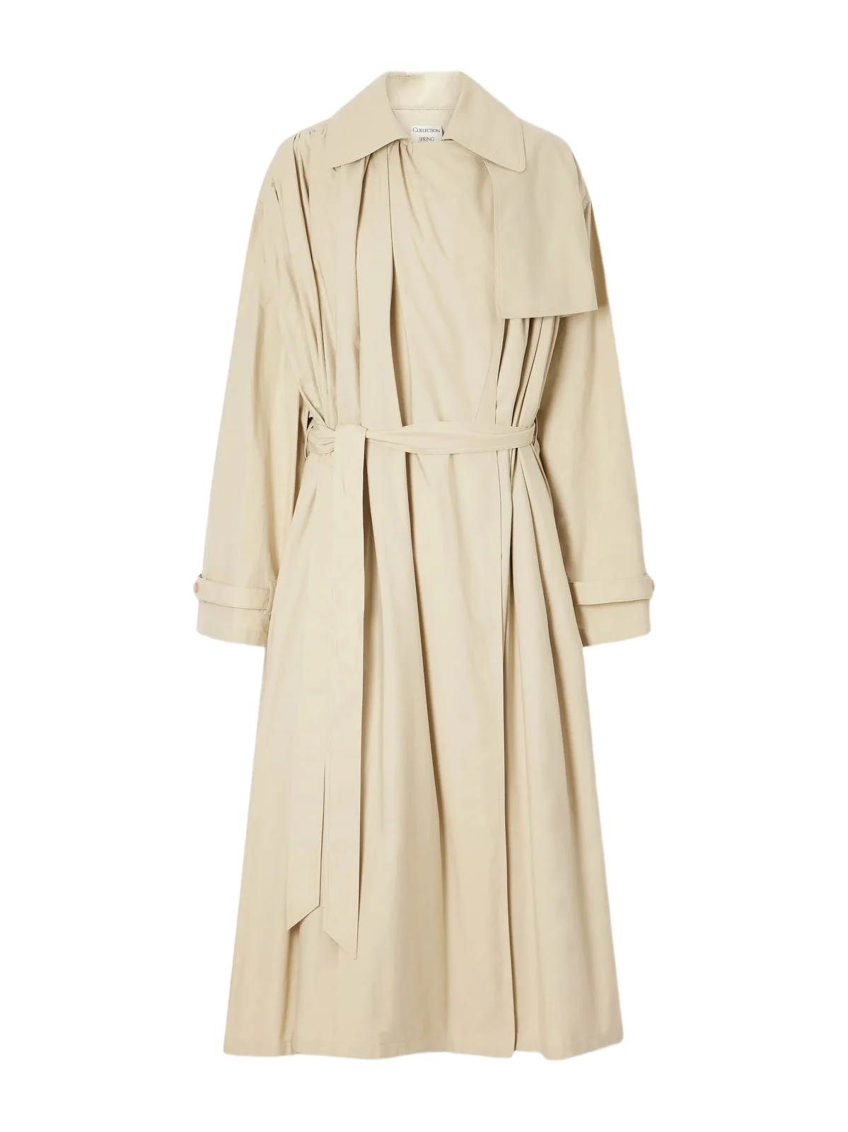Mireille Ruched Cotton-gabardine Trench Coat Mireille Ruched Cotton-gabardine Trench Coat