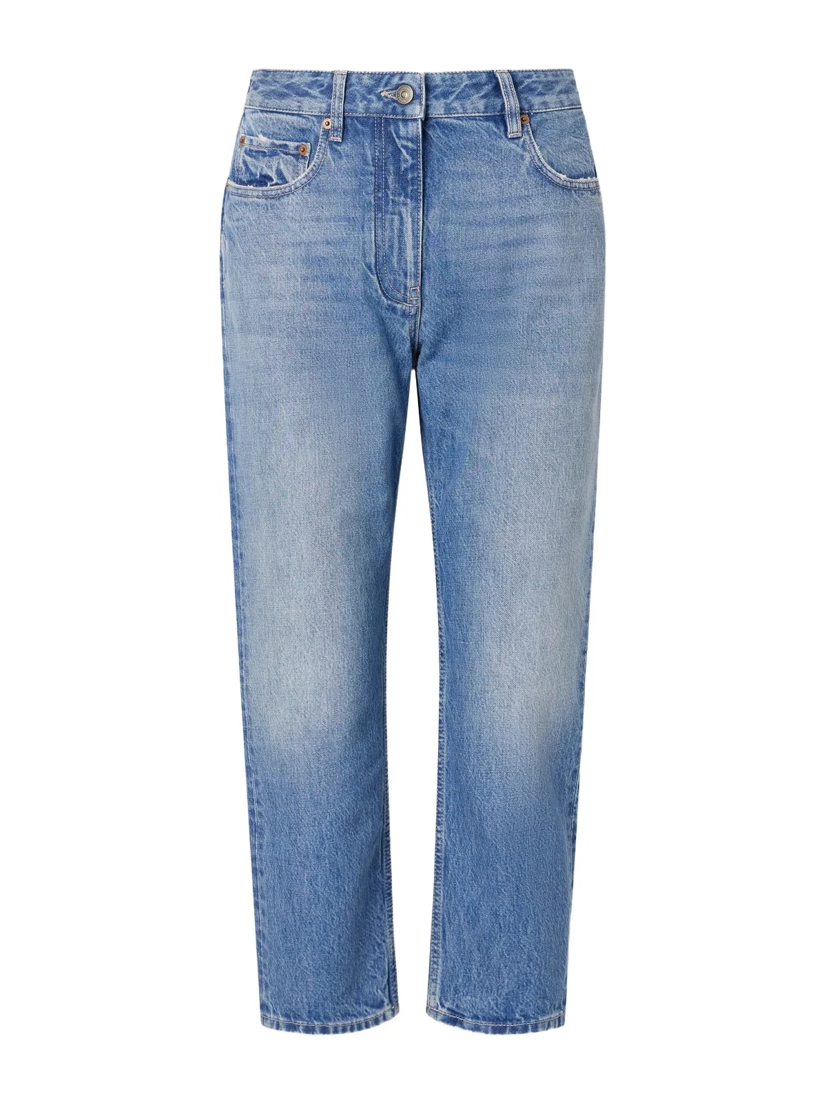 Cropped Mid-rise Straight-leg Jeans Cropped Mid-rise Straight-leg Jeans