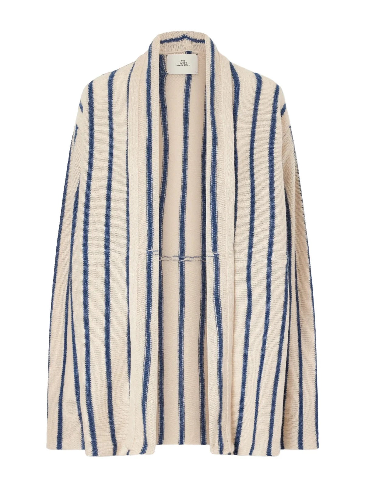 Striped Knitted Cashmere Cardigan