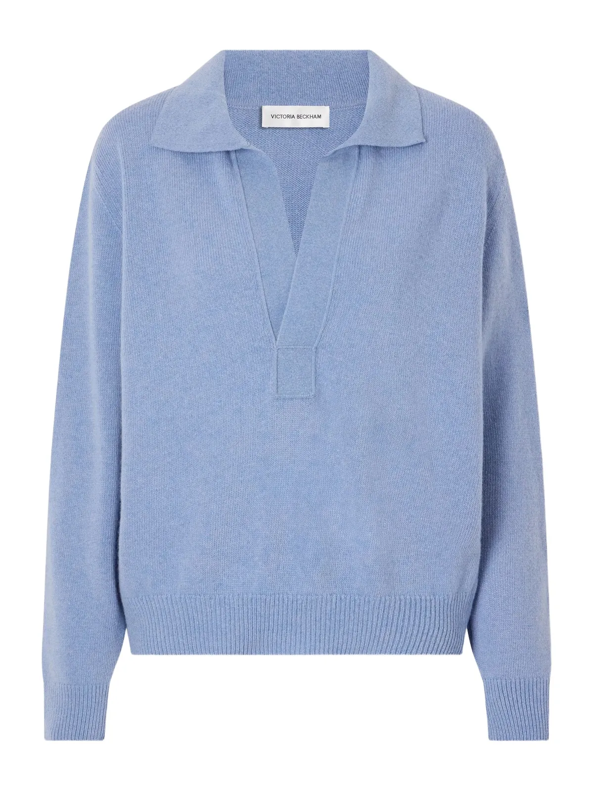 Genevieve Wool And Cashmere Polo Sweater