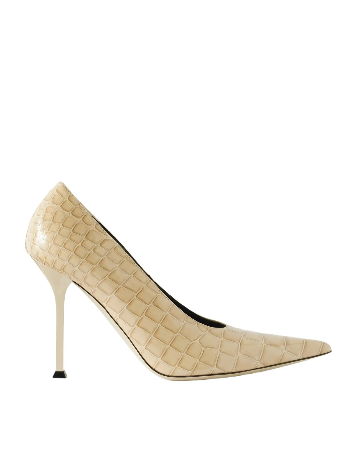 Helix 95 Croc-effect Leather Pumps Helix 95 Croc-effect Leather Pumps
