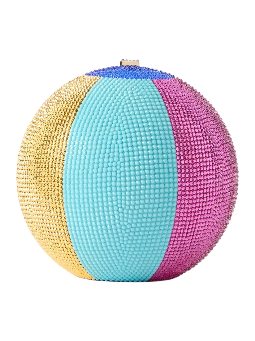 Sphere Crystal-embellished Gold-tone Clutch Sphere Crystal-embellished Gold-tone Clutch