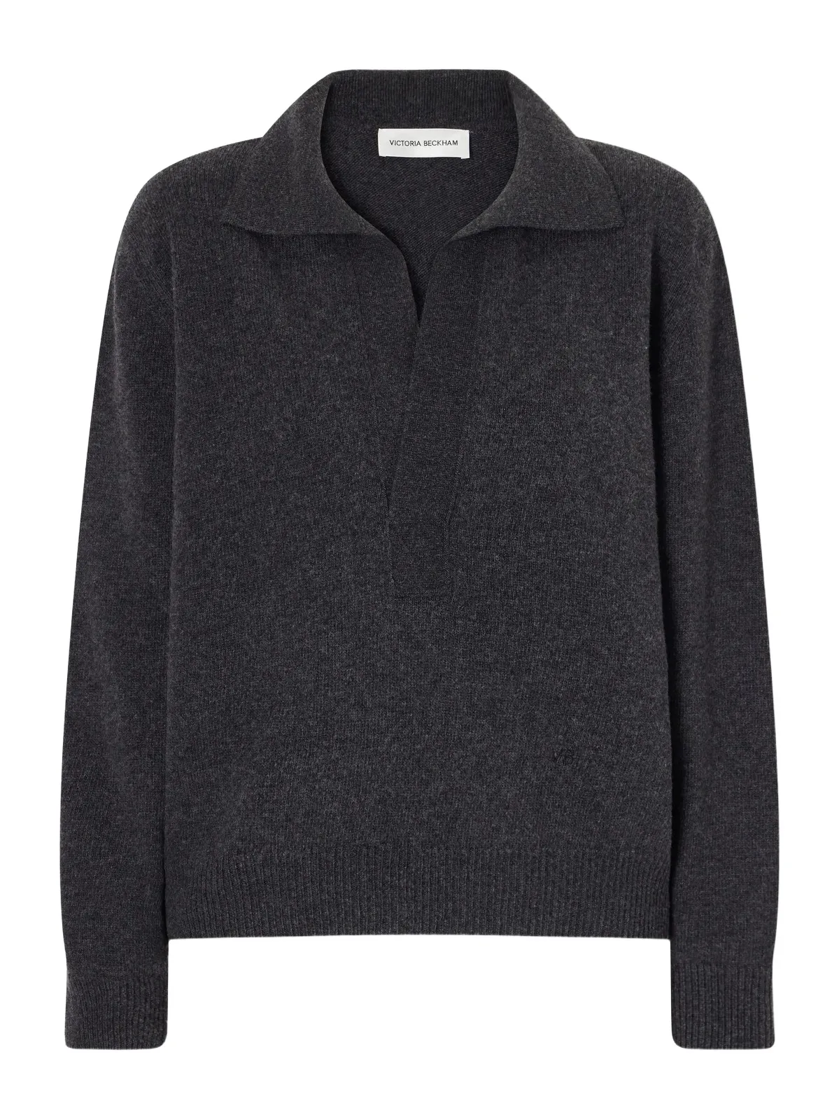 Genevieve Wool And Cashmere Polo Sweater
