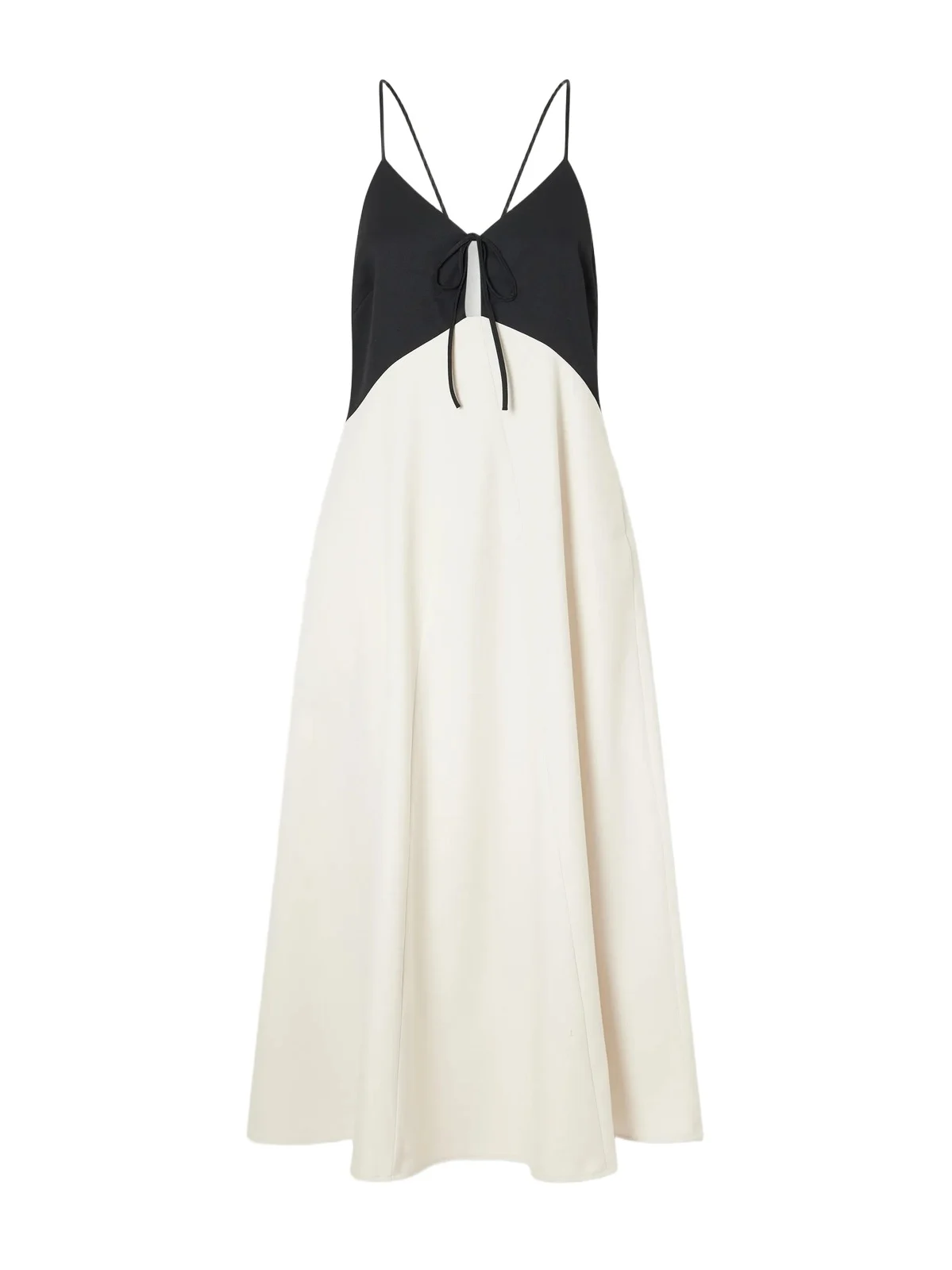 Angelina Two-tone Twill Maxi Dress Angelina Two-tone Twill Maxi Dress