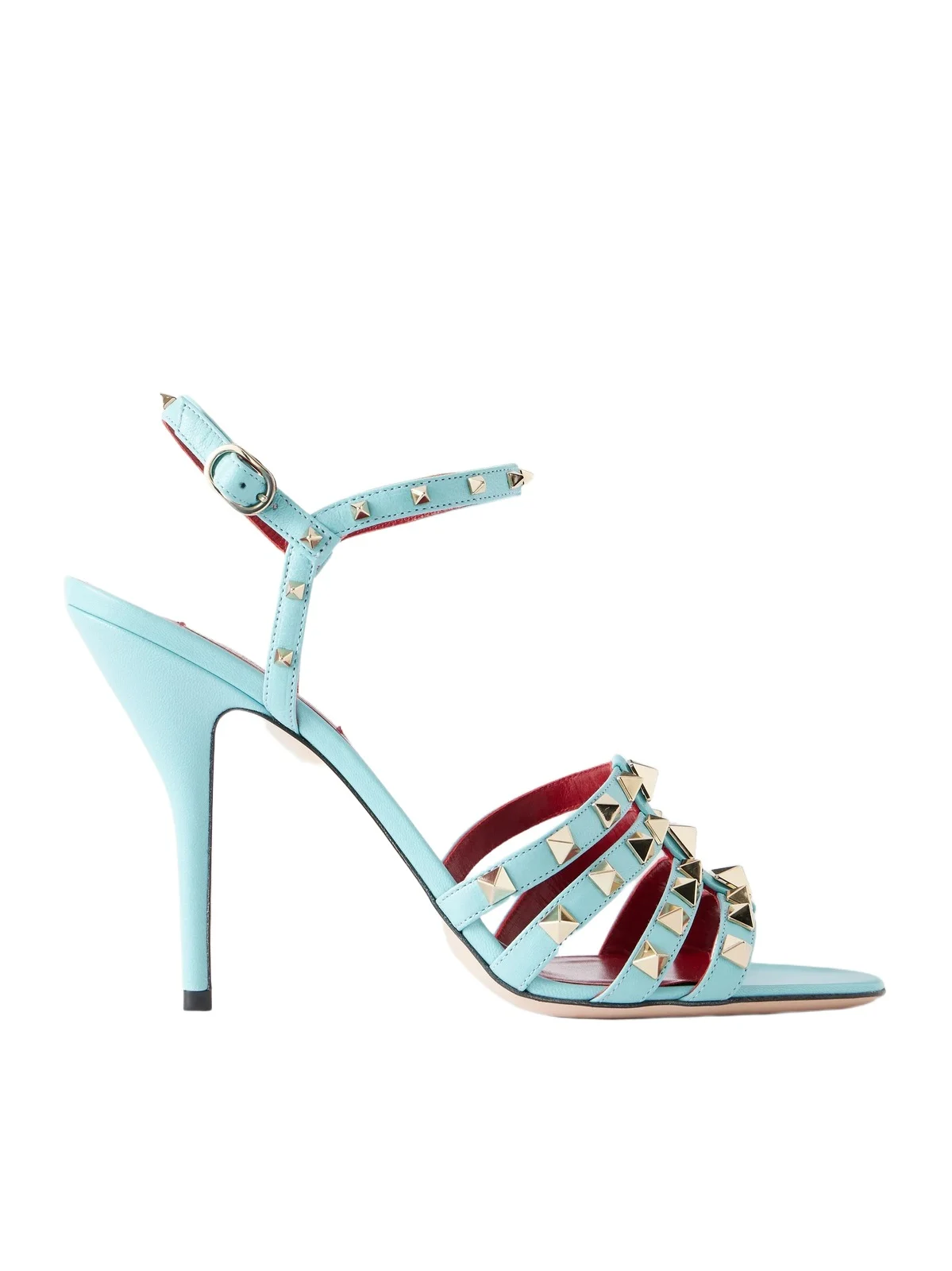 Valentino Garavani Rockstud 100 Embellished Leather Sandals