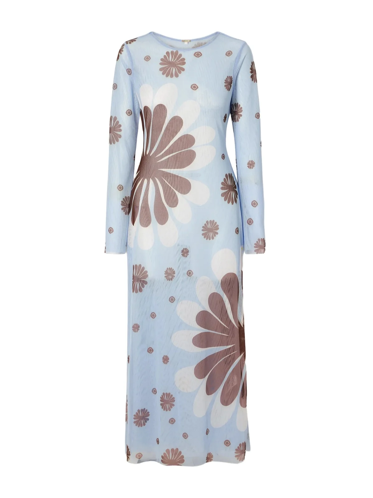 Tania Printed Mesh Midi Dress Tania Printed Mesh Midi Dress