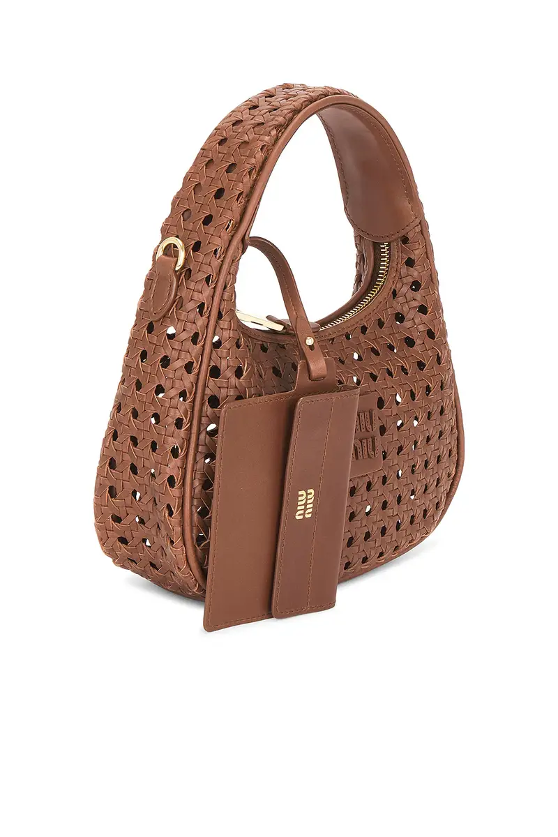 Miu Miu Intreccio Wander Hobo Bag | Thumbnail 5 Miu Miu Intreccio Wander Hobo Bag | Thumbnail 5