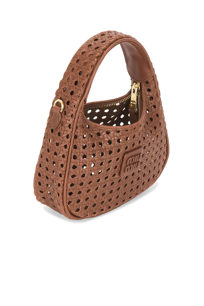 Miu Miu Intreccio Wander Hobo Bag | Thumbnail 6 Miu Miu Intreccio Wander Hobo Bag | Thumbnail 6