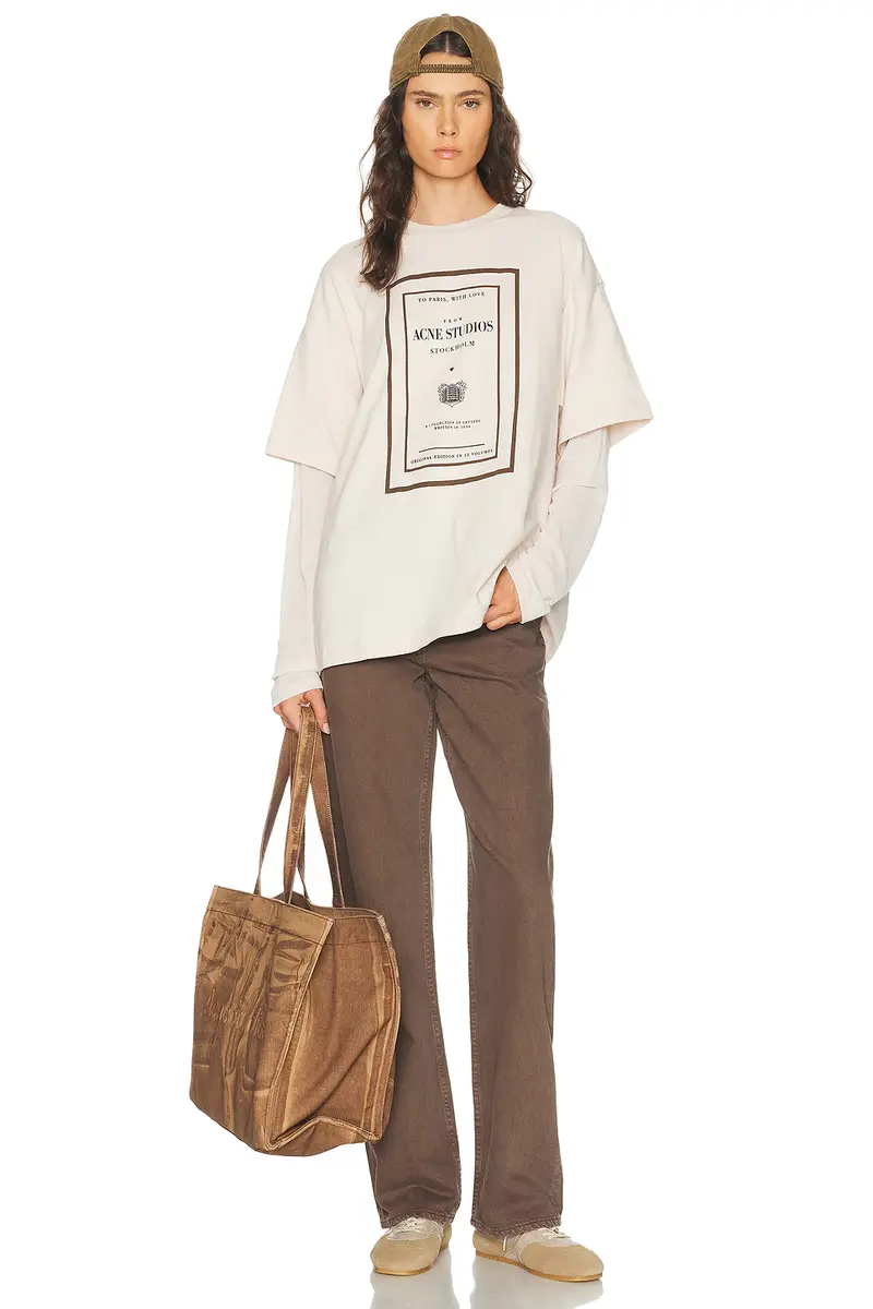 Acne Studios Edra Double Book Cover T-Shirt | Thumbnail 8 Acne Studios Edra Double Book Cover T-Shirt | Thumbnail 8