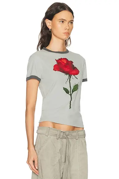 Acne Studios Etza Rose T-Shirt | Thumbnail 2 Acne Studios Etza Rose T-Shirt | Thumbnail 2