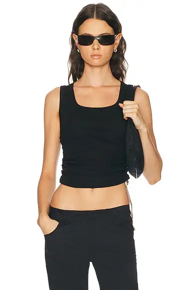 Burberry Tie Side Tank Top | Image 1 Burberry Tie Side Tank Top | Image 1