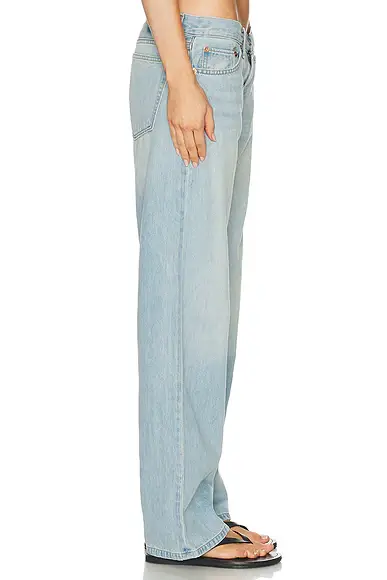 RE/DONE Loosie Wide Straight Leg Jeans | Thumbnail 3