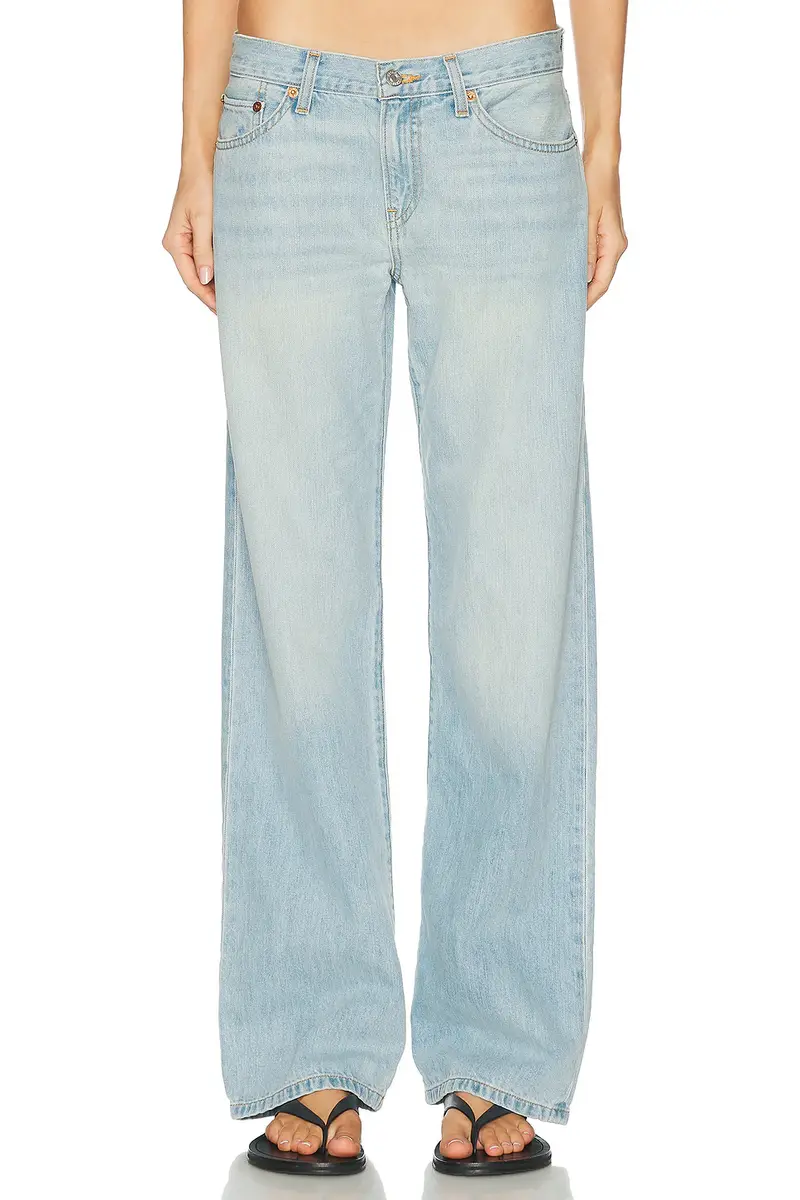 RE/DONE Loosie Wide Straight Leg Jeans | Thumbnail 7