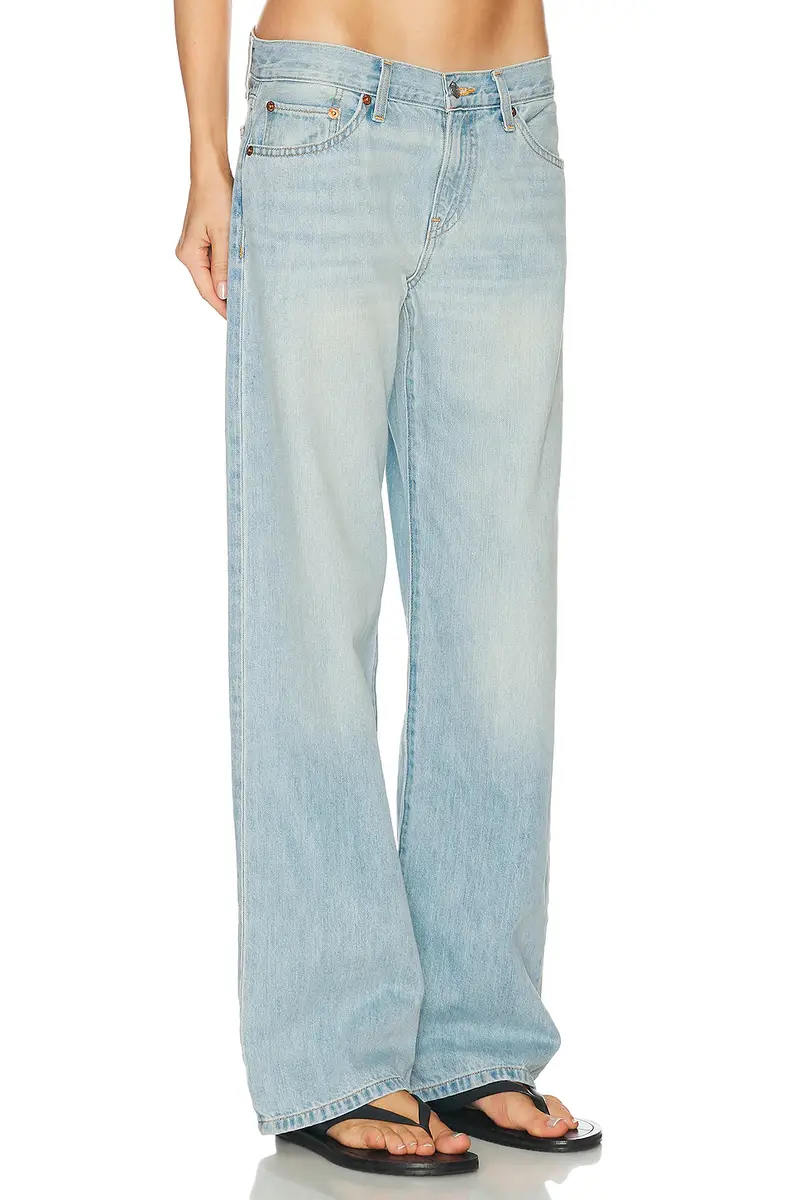RE/DONE Loosie Wide Straight Leg Jeans | Thumbnail 8