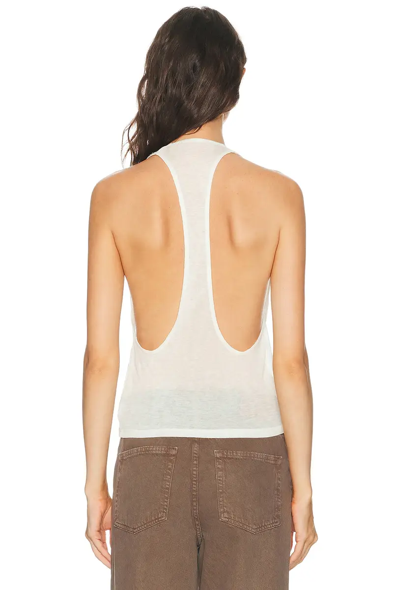 EB Denim Valley Sheer Racer Tank Top | Thumbnail 7