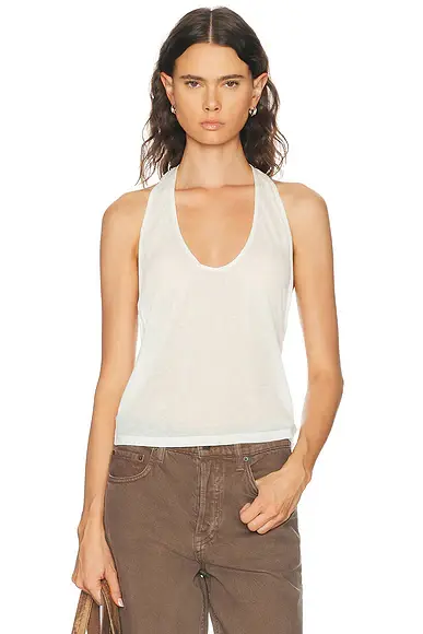 EB Denim Valley Sheer Racer Tank Top | Image 1 EB Denim Valley Sheer Racer Tank Top | Image 1