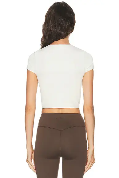 NikeSKIMS Matte Corset Short Sleeve Crop Top | Thumbnail 3 NikeSKIMS Matte Corset Short Sleeve Crop Top | Thumbnail 3