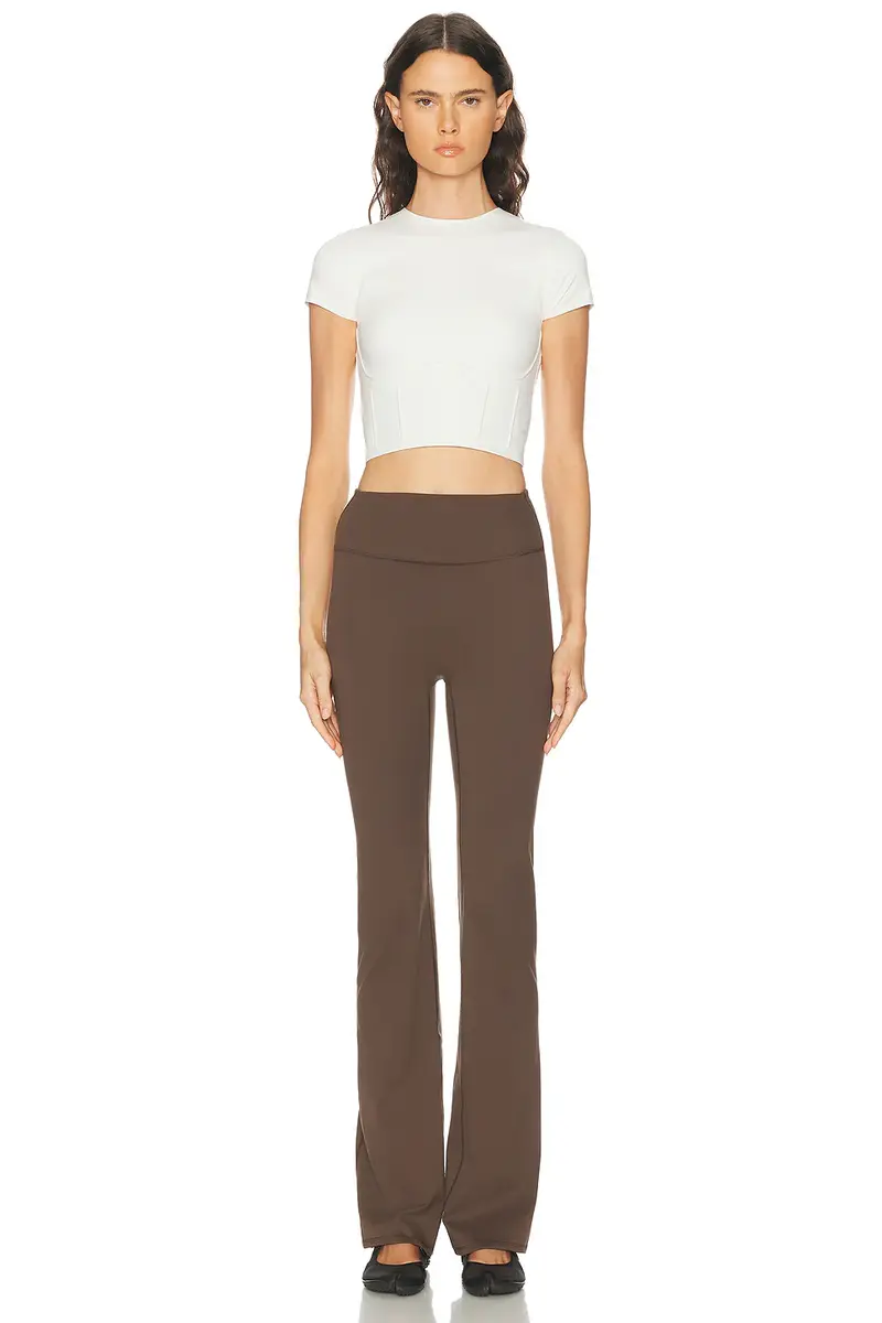 NikeSKIMS Matte Corset Short Sleeve Crop Top | Thumbnail 9 NikeSKIMS Matte Corset Short Sleeve Crop Top | Thumbnail 9