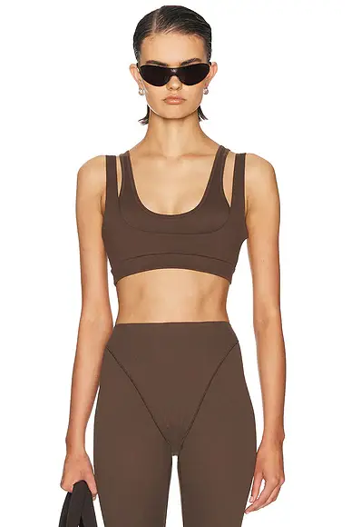 NikeSKIMS Matte Double Strap Scoop Bra | Image 1 NikeSKIMS Matte Double Strap Scoop Bra | Image 1