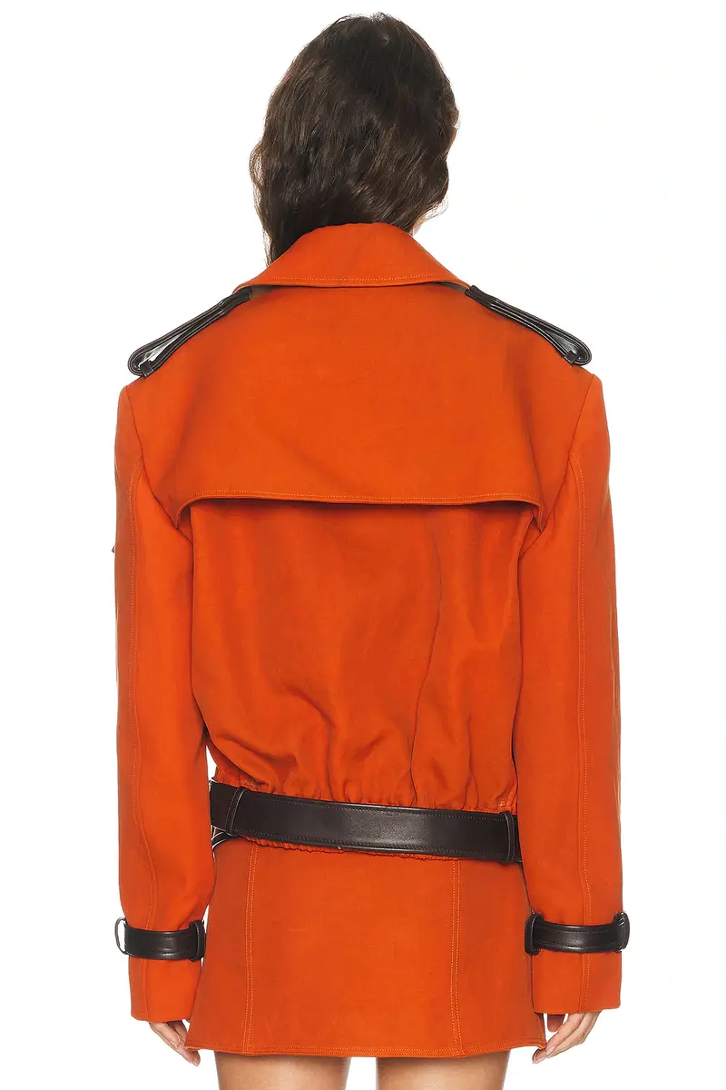 LaQuan Smith Double Breasted Cropped Coat | Thumbnail 7 LaQuan Smith Double Breasted Cropped Coat | Thumbnail 7