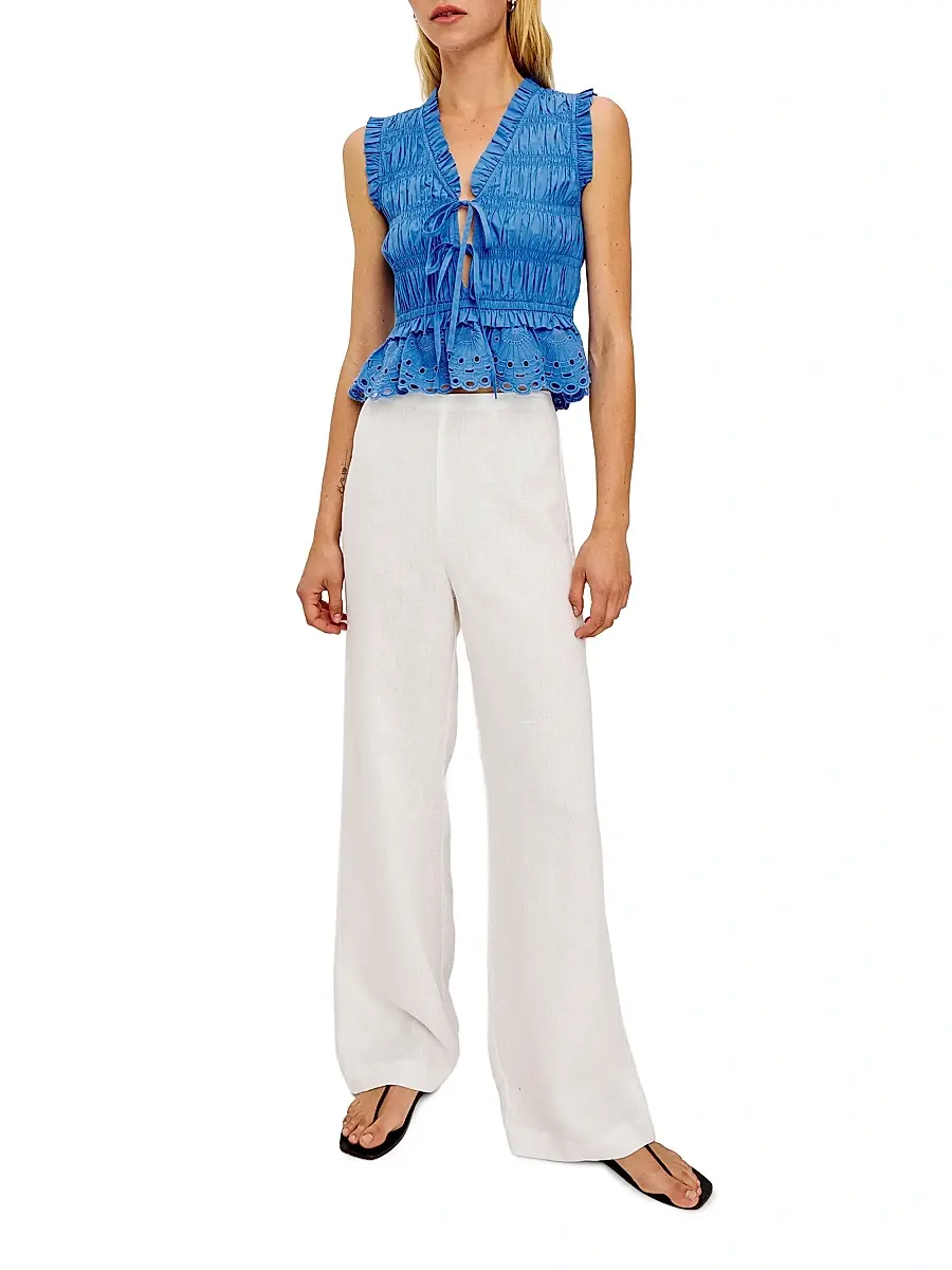 RAILS Women's Martine Ruffle Peplum Top | Thumbnail 2