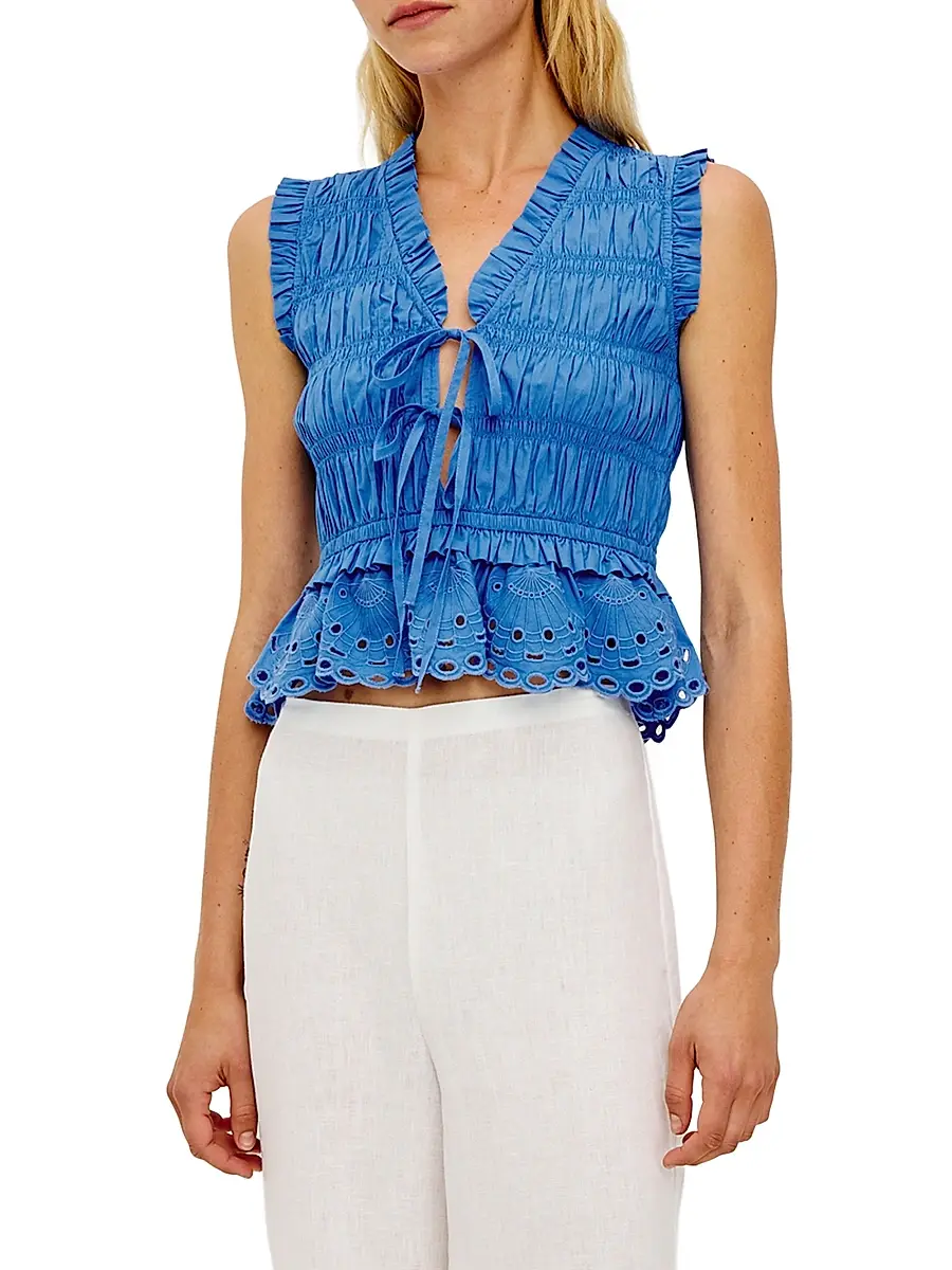 RAILS Women's Martine Ruffle Peplum Top | Thumbnail 3
