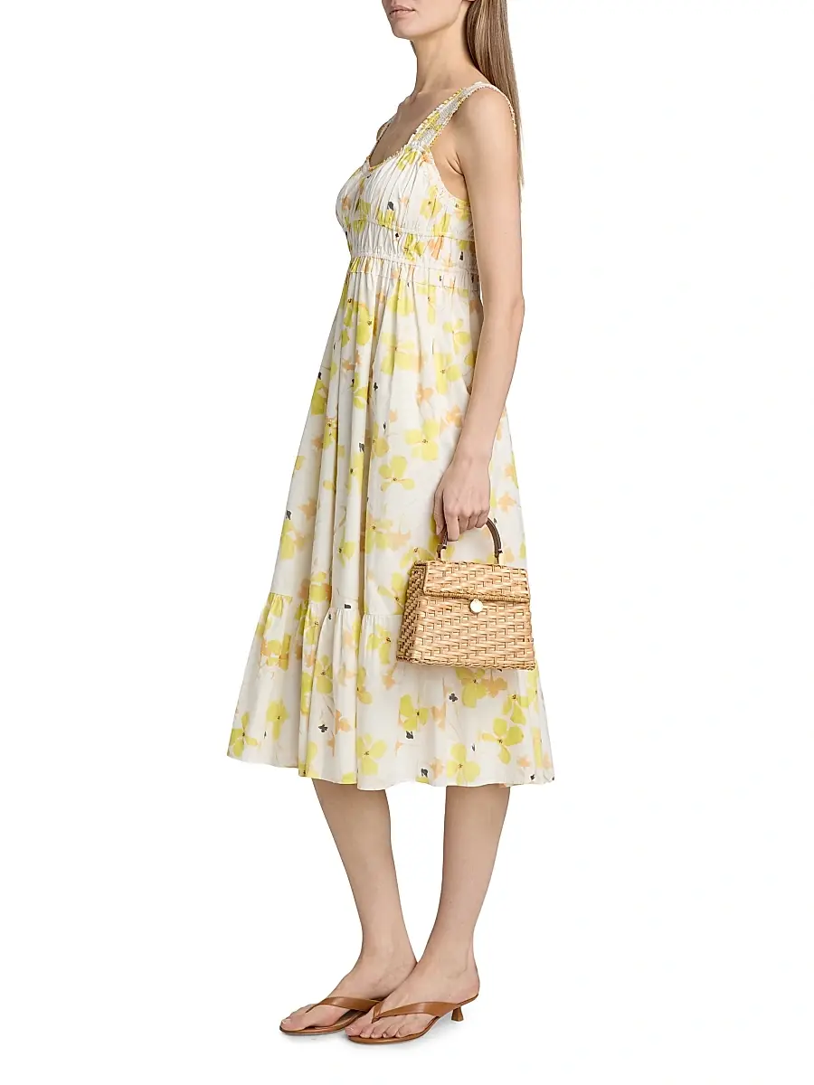 RAILS Women's Rafaella Floral Cotton Midi-Dress | Thumbnail 4 RAILS Women's Rafaella Floral Cotton Midi-Dress | Thumbnail 4