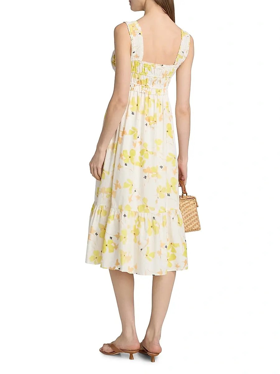 RAILS Women's Rafaella Floral Cotton Midi-Dress | Thumbnail 5 RAILS Women's Rafaella Floral Cotton Midi-Dress | Thumbnail 5