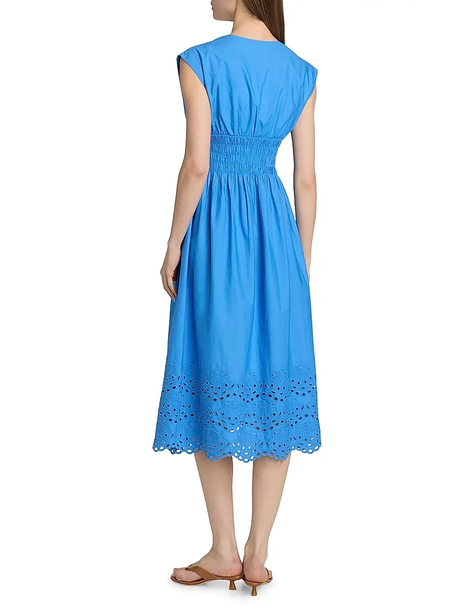 RAILS Women's Roxanne Cotton Embroidered Midi-Dress | Thumbnail 5 RAILS Women's Roxanne Cotton Embroidered Midi-Dress | Thumbnail 5