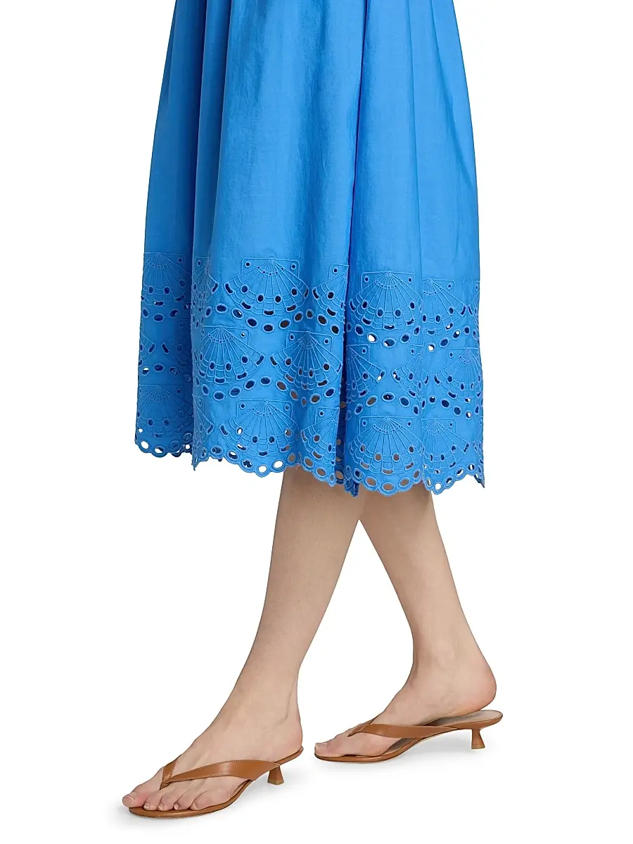 RAILS Women's Roxanne Cotton Embroidered Midi-Dress | Thumbnail 6 RAILS Women's Roxanne Cotton Embroidered Midi-Dress | Thumbnail 6