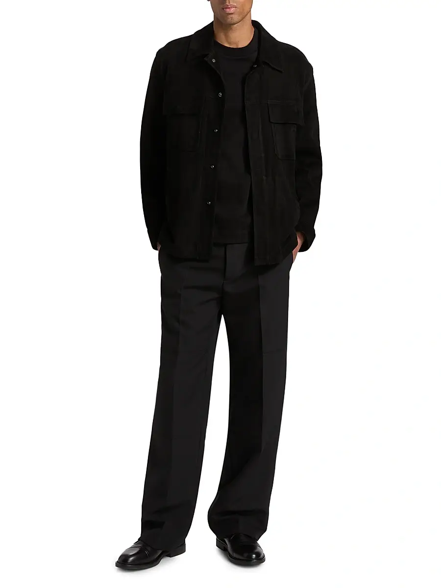 Vince Men's Suede Shirt Jacket | Thumbnail 2