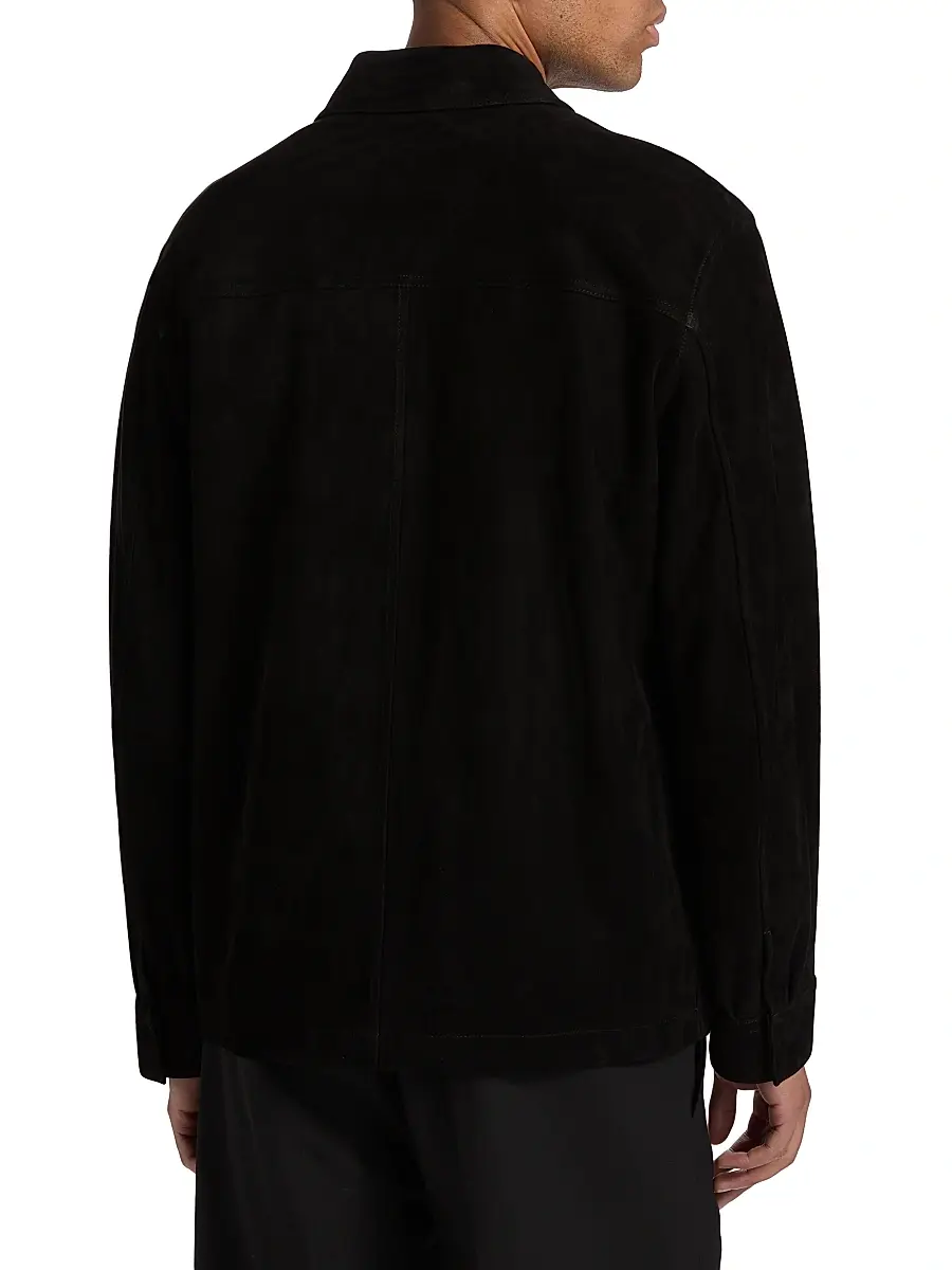 Vince Men's Suede Shirt Jacket | Thumbnail 5