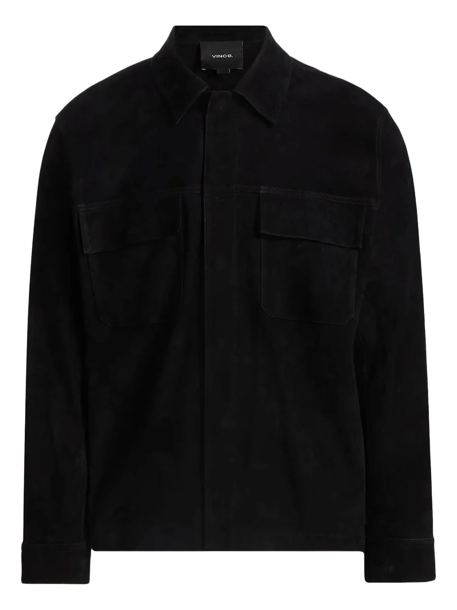 Vince Men's Suede Shirt Jacket