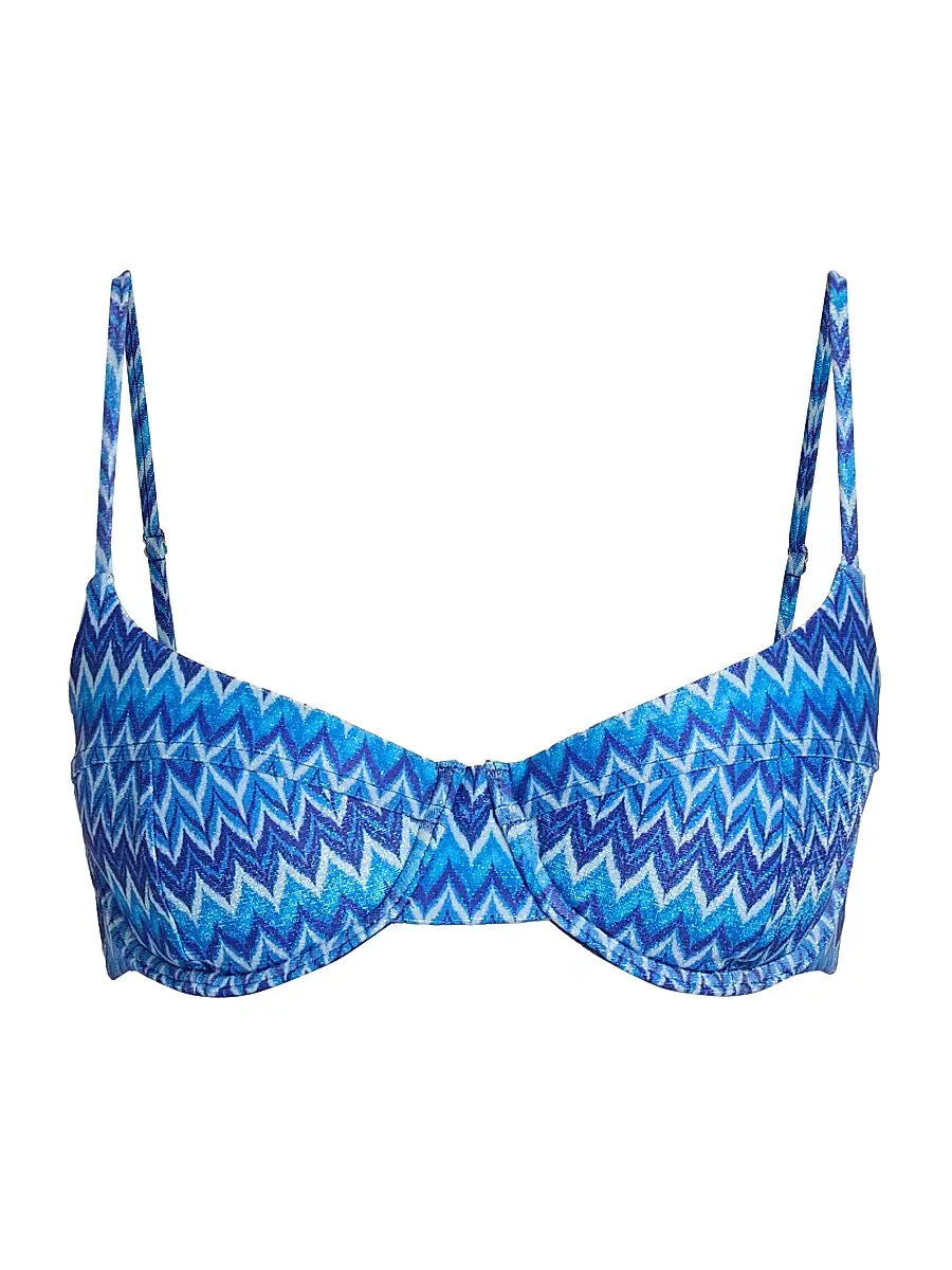Ramy Brook Women's Mona Wave Bikini Top | Image 1 Ramy Brook Women's Mona Wave Bikini Top | Image 1