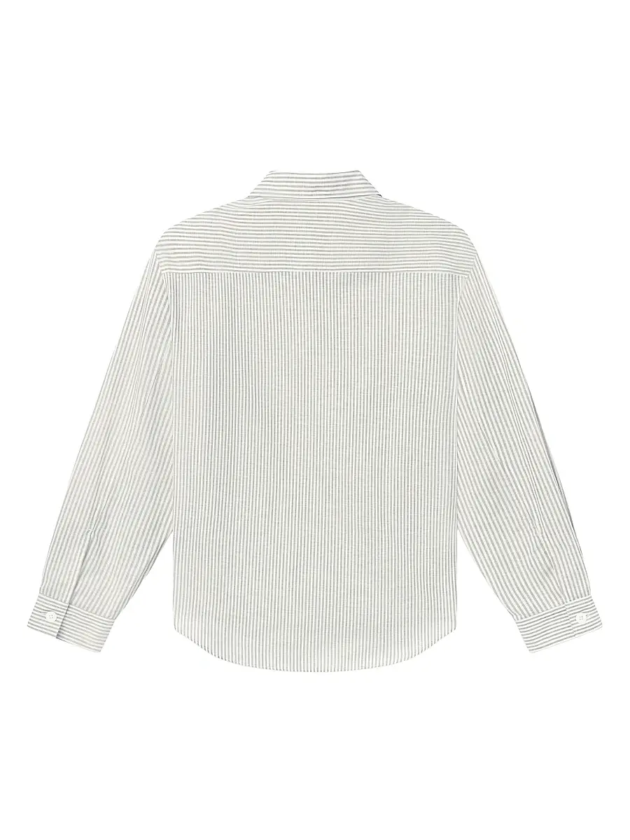 Frame Men's Seersucker Striped Shirt | Thumbnail 3